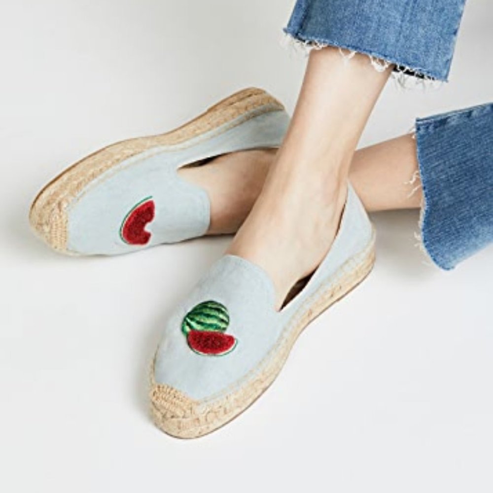 Soludos Watermelon platform espadrilles Size 5.5